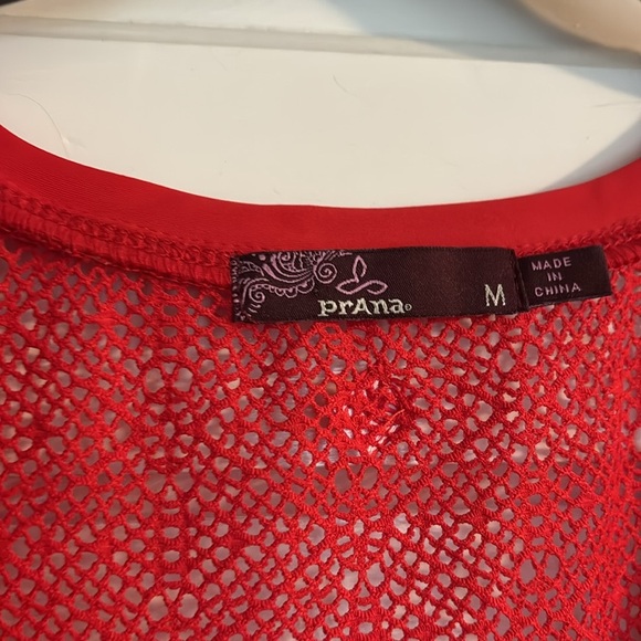 Prana Red Swim Cover-Up - Picture 2 of 4